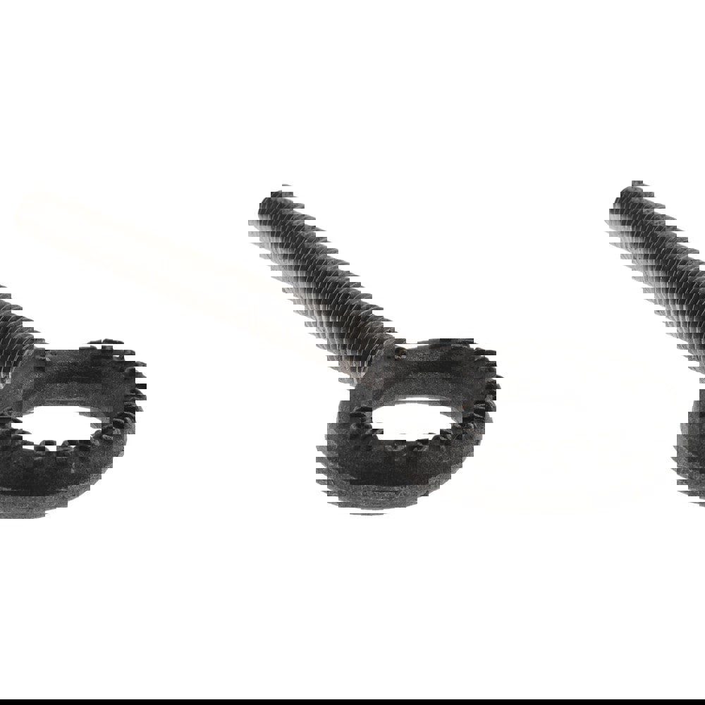 Fixed Lifting Eye Bolt: Without Shoulder, 1,400 lb Capacity, 3/8-16 Thread, Grade C-1035 Forged Steel